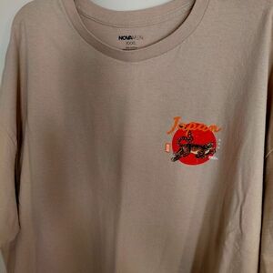 Japan graphic design tan t-shirt by NOVA MEN, sz XXXL, $13  TX PPU OR SHIPPING